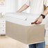 Gowee Closet, 25"x13" x16" Large Toy Storage Box with Lid, Sturdy Toys Storage Chest Bin Organizer Basket with Dividers