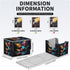Card Deck Box for MTG Cards, Strong Magnetic Storage Box for 100+ Single Sleeved Cards, Cute Rainbow Butterfly