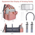 Backpack, Backpack, 900D Backpack, 3 1 Backpack JOYCE Diaper Bag with Changing Table Oxford Cloth, Large Capacity