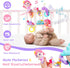 0-6 Koty Carseat Toys Hanging, Pink Mermaid Stroller Toys for Babies Months, Baby Car Seat Toy with Crinkle, Teether