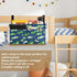 miaozhen Cartoon Cars Dark Blue and Green Bedside Storage Bag Hanging Organizer Rocking Chair Storage Bag for Bunk