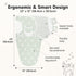 3-Pack 0-3 Organic Baby Swaddle Sleep Sacks - Swaddles for Newborns, Infant Months, Baby Girls, Boys, Soft & Snug