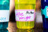 Pumpkin Doodle Permanent Write-on Labels for Bottles, Sippy Cups, Food Containers, 6pcs Multi-Pack