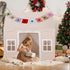 Kids Tent with Mat,Play House for Kids Indoor Outdoor,Play Tent Princess Fort Castle Playhouse for Girls Boys