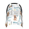 Novusopt Personalized Baby Car Seat Cover Winter Custom Minky Carseat Cover Boy Girls