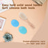 Set,3 in1 Kit,1 Pack 2 SAMEBUTECO Baby Hair Brush Goat Hair Bristles Brush Pieces Silicone Cradle Cap Brushes Wood