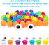 3-5,Early 3+ Button Art Toys for Toddlers, Color Matching Mosaic Pegboard for Age Preschool Learning Activity Button