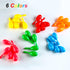 Resinta 30 Pieces Neon Maracas Shakers - Mini Noisemaker Bulk Colorful Noise Maker for Mexican Fiesta Party Favors