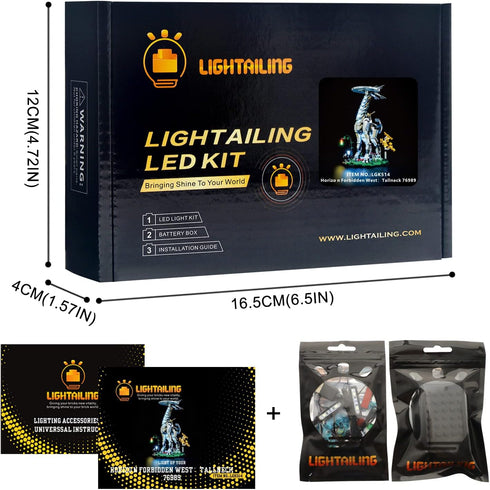 LIGHTAILING LED Light Kit for Lego 76989 Horizon Forbidden West: Tallneck, Compatible with Lego Model Set