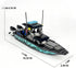 Set City Coast Guard Boat Building Blocks Police Boat, Rescue Boat & Patrol Ship Toy for Boys and Girls, STEM