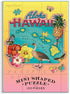 Galison Wendy Gold Hawaii Shaped Mini Puzzle, 100 Pieces, 8” x 9.75”, Die-Cut Featuring Art by Wendy Gold