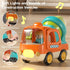 1 2 3 3 Pack Set 1-3 Baby Toys Push Cars for Year Old Friction Powered Construction Friction Vehicle Excavator Dumper