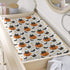 KuphiL10C Girls-16x32 Cute Halloween Pumpkin Cat Bats Stars Pattern Baby Changing Pad Cover, Unisex Fall Winter Holiday