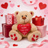 CaseTank 10 Inches Valentines Day Gifts for Her Kids: Teddy Bear Funny Cute Stuffed Animal Plush Present, Valentines