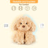 SuzziPals Warmable Golden Retriever Plush Toy Weighted Stuffed Animals, Microwavable Stuffed Animal Heating Pads
