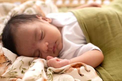 2-Pack 47x43, Muslin Swaddle Blankets for Newborns, Green & Forest Soft Viscose derived from Bamboo & Cotton Baby