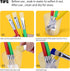 Joyooss Paint Brushes for Kids, 12 Pcs Large Round/Flat Washable No Shed Hog Bristle Toddler Paintbrushes for