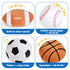 0-12 4 0-3-6-9-12 1st 1 KMUYSL Baby Toys Months, My First Sports Bag Plush Toy - Sensory Balls Soft Toys with Crinkle