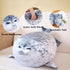 23.8 Inch Chubby Blob Seal Pillow - Large Soft Seal Plush Toy for Kids and Adults, Great Gift Idea
