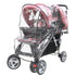 Weather Shield Double Popular Universal Size Baby Rain Cover/Wind Shield for Swivel Wheel Stroller (Black)