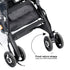 Stroller Rain Cover, Universal Black Clear Baby Travel Weather Shield for Outdoor Protection, Plastic Cover for Winter,