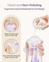 100pcs 6oz Nuliie Temp-Sensing Breastmilk Storage Bag, Huge Temp-Sensing Icon & Locking Clamp, Breast Milk Storage Bags