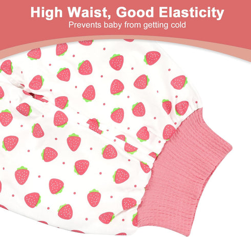 2 Packs MooMoo Baby Waterproof Diaper Pants for Potty Training Nighttime Diaper Pants for Girls