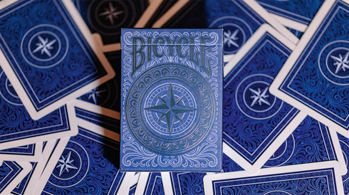 Bicycle Odyssey Playing Cards in Blue