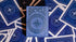 Bicycle Odyssey Playing Cards in Blue