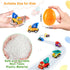 12 Prefilled Easter Eggs with Pull-Back Engineering Car Toys, Pcs Colorful Surprise Eggs with Construction Truck Gifts