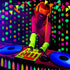 88 Pcs Glow Neon Party Supplies, Including Neon Paper Garland, Paper Tassels Garland, Triangle Flags for Birthday