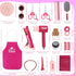 Set GAGAKU Pretend Hair Salon Toys for Girls,Pretend Makeup for Toddlers Dress Up Beauty Salon Stylist Kit with Hair