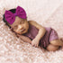 Cinaci 30 Pack Super Stretchy Nylon Hair Bands with Solid Bow Accessories for Baby Girls, Infants, Toddlers, Kids, Teens