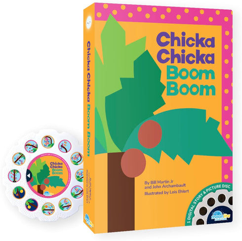 Moonlite Storybook Reels for Flashlight Projector, Kids Toddler | Chicka Chicka Boom Boom | Single Reel Pack for 12