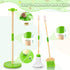 Set Set 8 Set 3-6, WHOHOLL Wooden Kids Cleaning Toddler Broom for Housekeeping Pcs Broom and Mop for Toddlers Cleaning