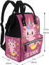 Qewfoju Backpack Backpack Cute Axolotl Print Diaper Bag Large Capacity Diaper Baby Changing Bags