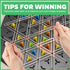 6-8-12, 2 4 Chain Triangle Chess Game, Strategy Board Games for Kid Chess Board Games for Adults, Family Games for Kids
