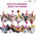 Bessmoso Funny Cat Party Garland, Meow Letter Balloons Cats Faces Banner for Cat Theme Party