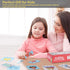 80 Words Self-Correcting Spelling Puzzles, Double-Sided Three and Four Letter Words for Preschool Learning
