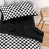 Set 4 Set Wake In Cloud - Toddler Bedding for Boys Girls, Cute Gingham Grid Checkered, Pieces Soft Crib Bed Including