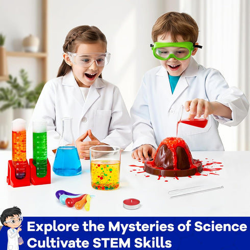 Rxeody 150+ Set, 4+ Science Kits for Kids, STEM Activities Educational Science Experiments Gifts with Chemistry
