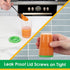 Sprout Cups 6 Pack 4oz Baby Food Storage Containers with Write What You Want Lids, - Reusable, Stackable, Leakproof