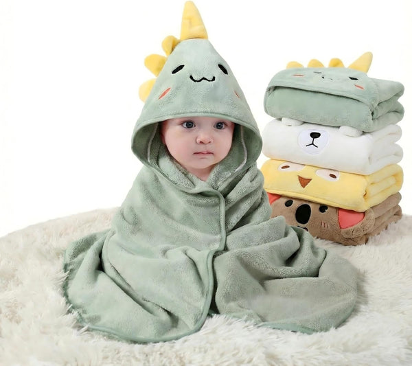 Gucilulu Hooded Baby Towel - 4 Pack Premium Soft Bath Towel for Baby,