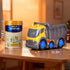 12.2" 2-4, Set 18M+, 2, 3, 4, 5, P&C Toddler Construction Dump Truck Toys for Ages Beach Sand Outdoor Toy Cars Dump