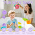 11PCS 12+ Mold Free Bath Toys, | Safe Easy Clean & Fun Floating Boats & Spoon & Watering Can and Whale Bath Toy