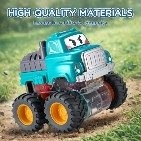 1 12-18 1-2 Trailor|1st 1 2 Big Cartoon Truck Car Toys for Year Old Boy with Playmat/Storage Bag|Baby and Toddler Toys
