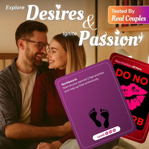 Renaco Gift Company 160 4 Cards Couples Games for Adults - Romantic & Naughty Game Date Night Ideas to Spark