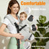 FUNITO 1555 lbs Toddler Carrier Sling for Newborn to Toddler, Ring Sling Baby Carrier with Breathable & Anti-Slip Seat