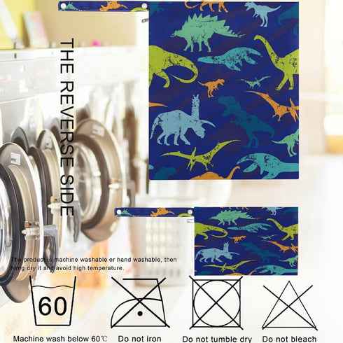 visesunny 2Pcs Vintage Dinosaur Animal Wet Bag with Zippered Pockets Washable Reusable Roomy Diaper Bag