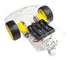 2WD RC Robot Car Kit for Arduino, ESP32, Raspberry Pi, Includes L298N Motor Driver and Sensors
